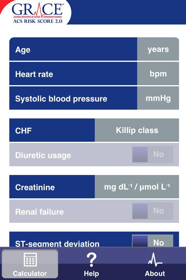 GRACE 2.0 ACS Risk Calculator