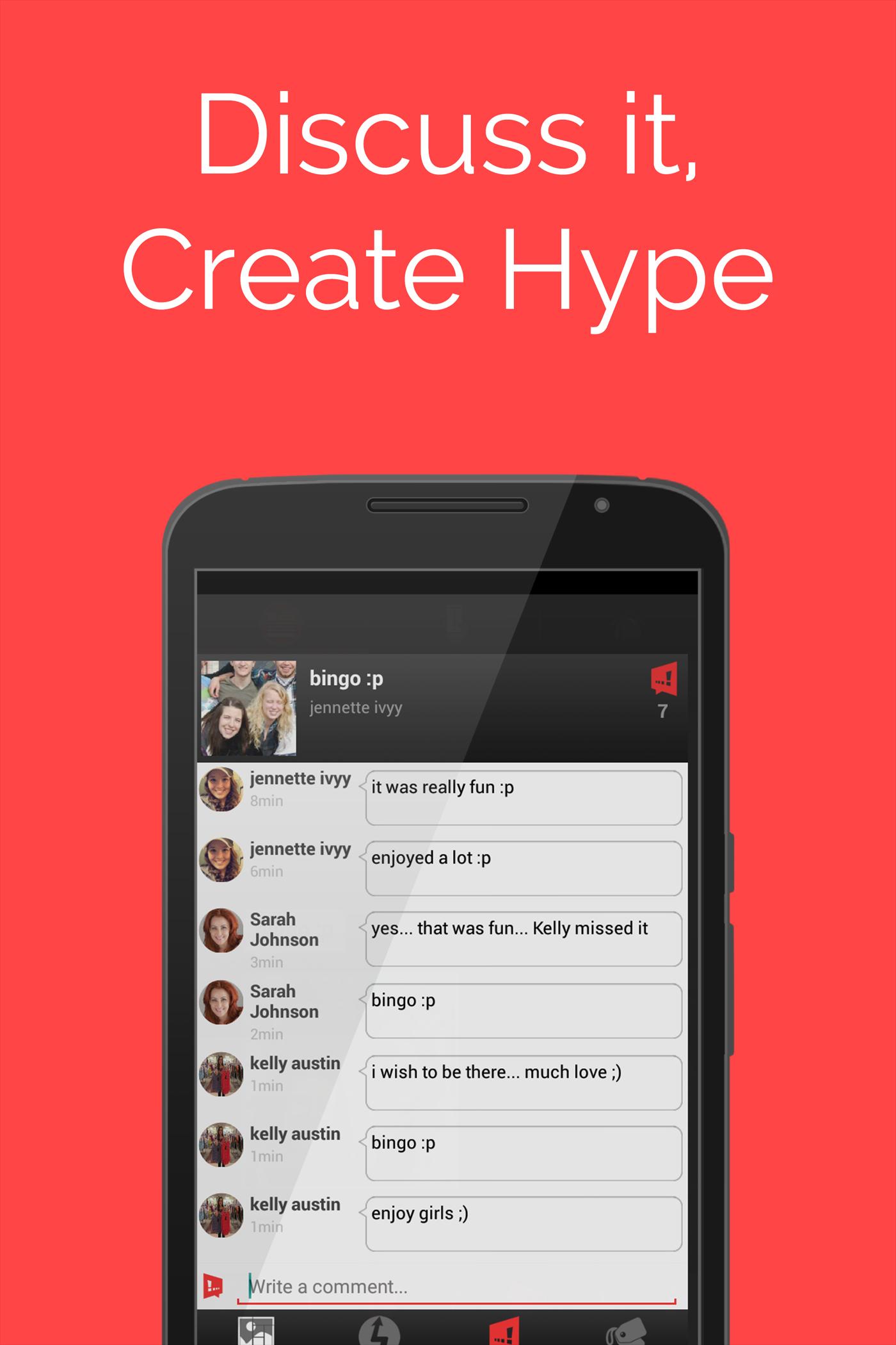 Bubblehype social