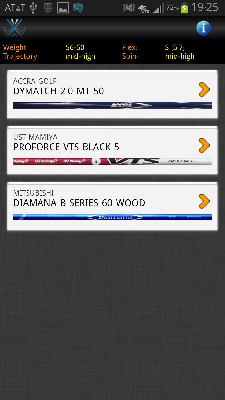 MyGolfShafts Lite