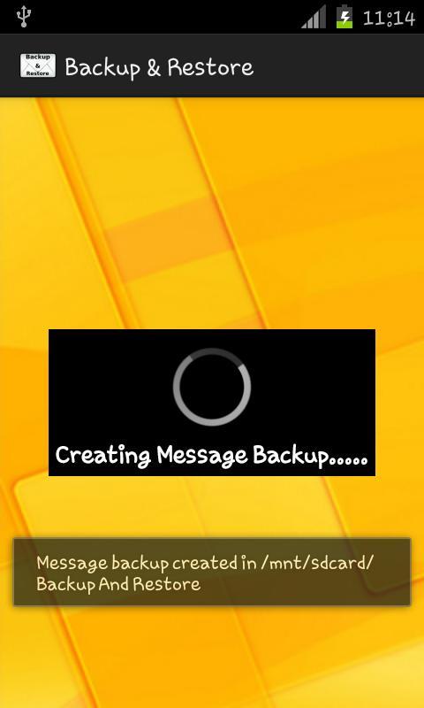Backup And Restore