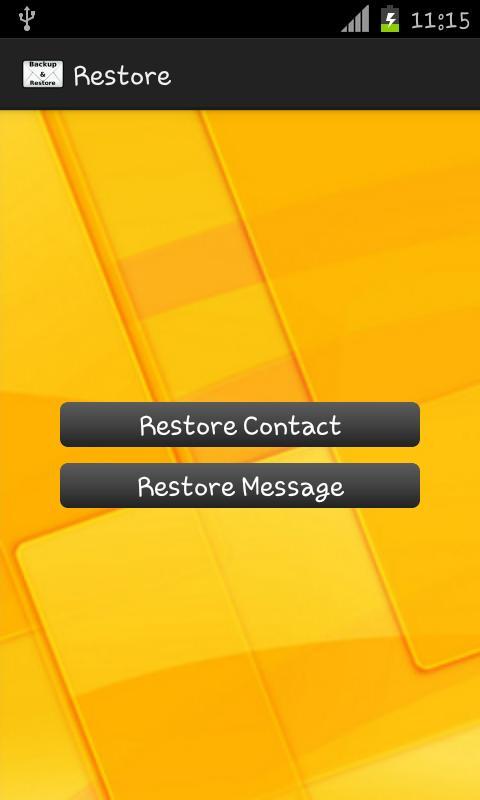 Backup And Restore