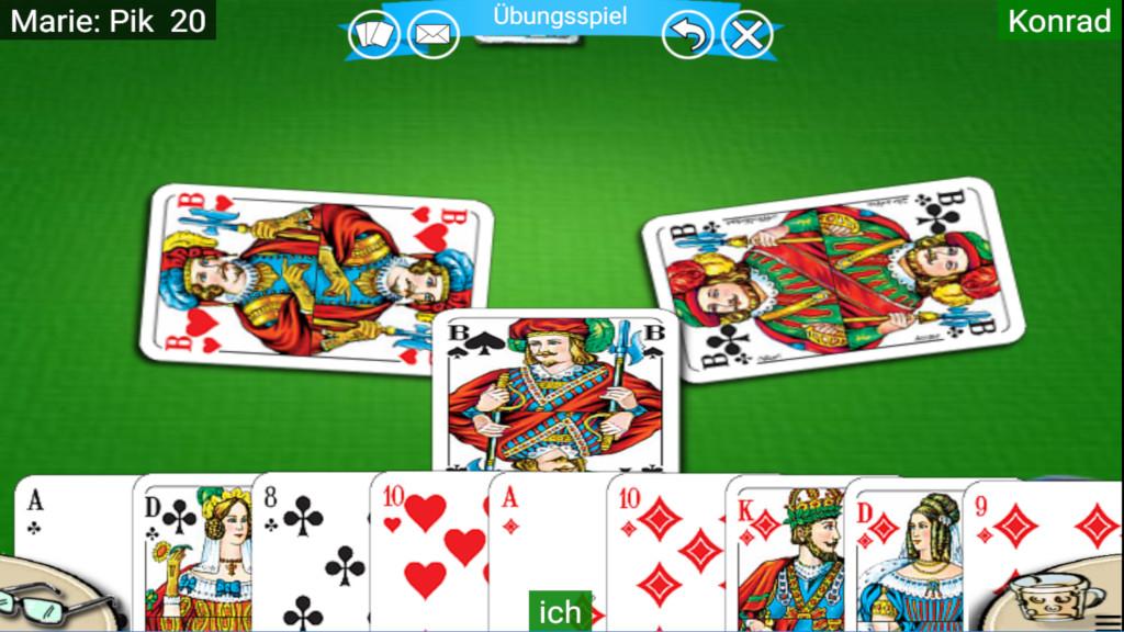 Skat am Stammtisch