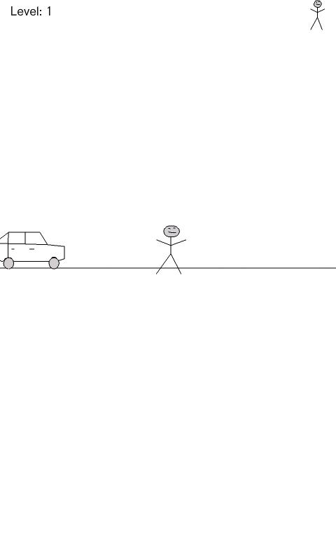Jump over the car