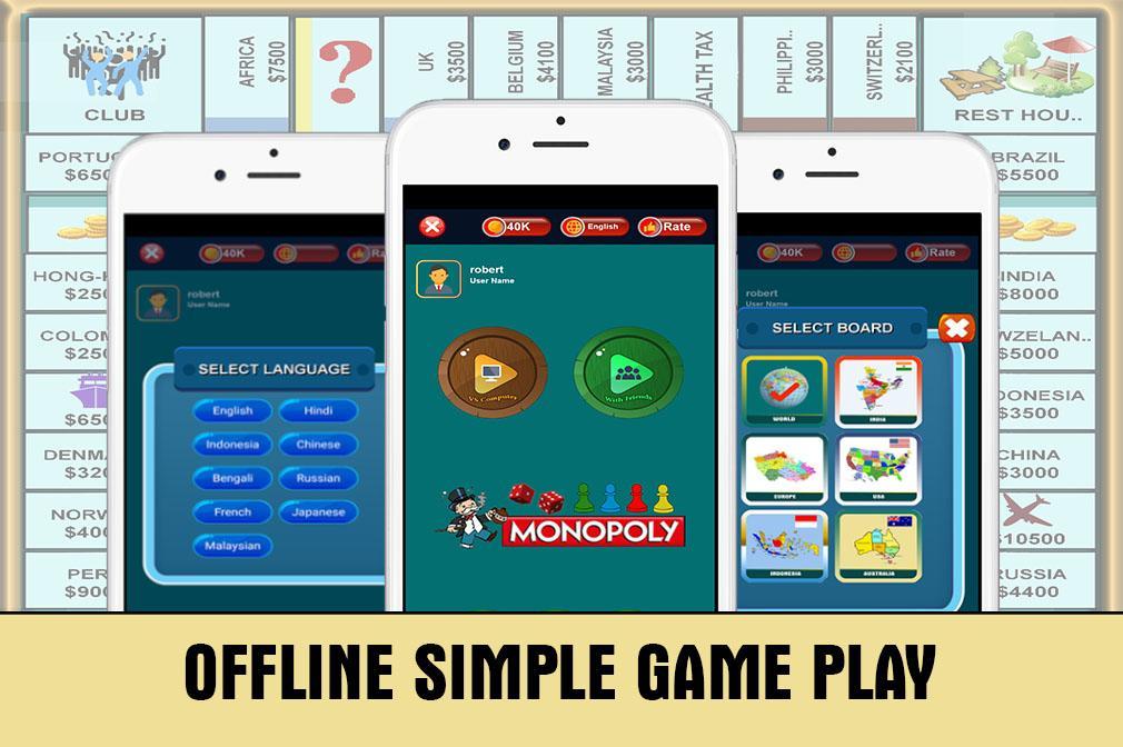 Monopoly World - Business Board Game