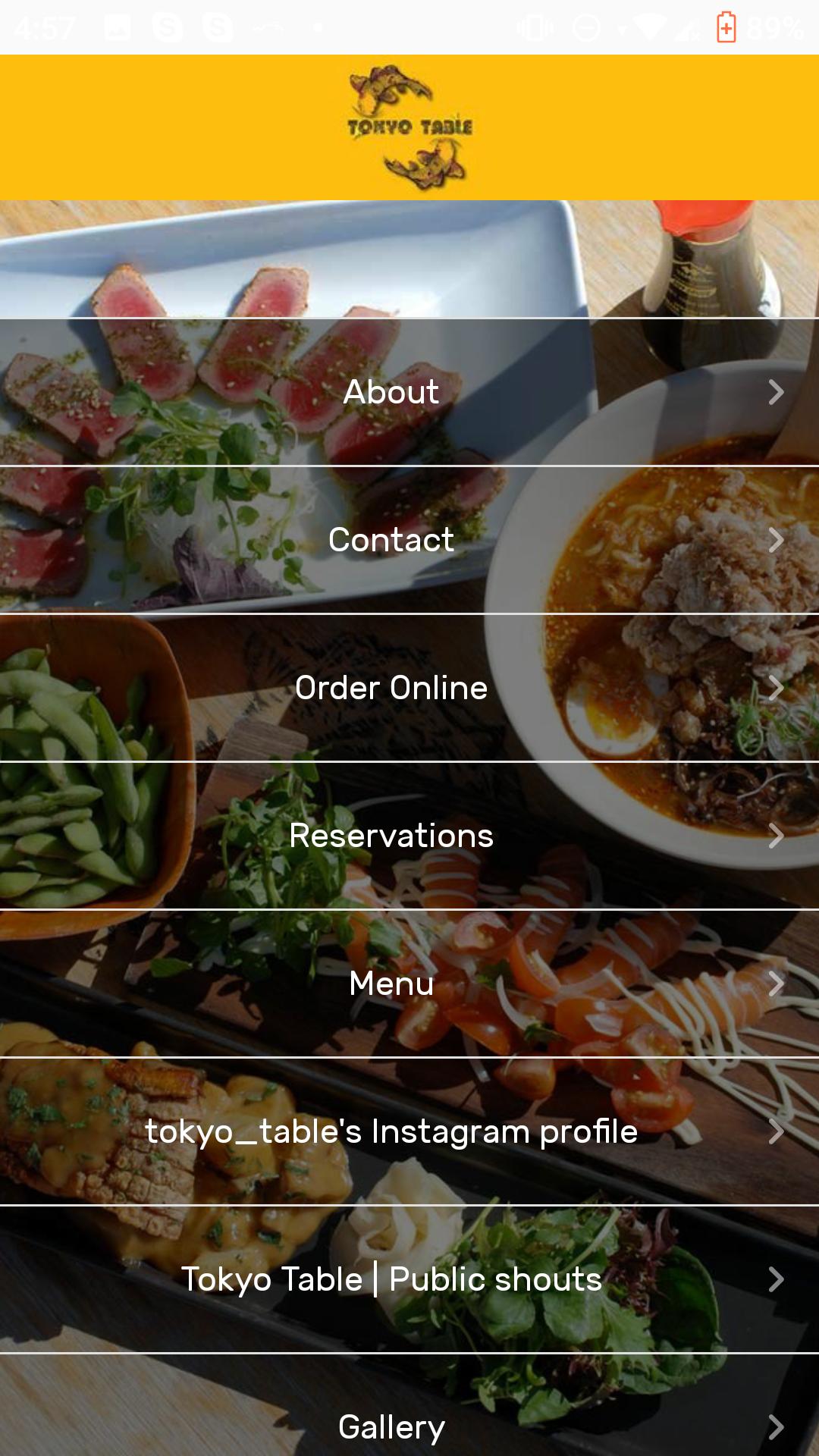 Tokyo Table