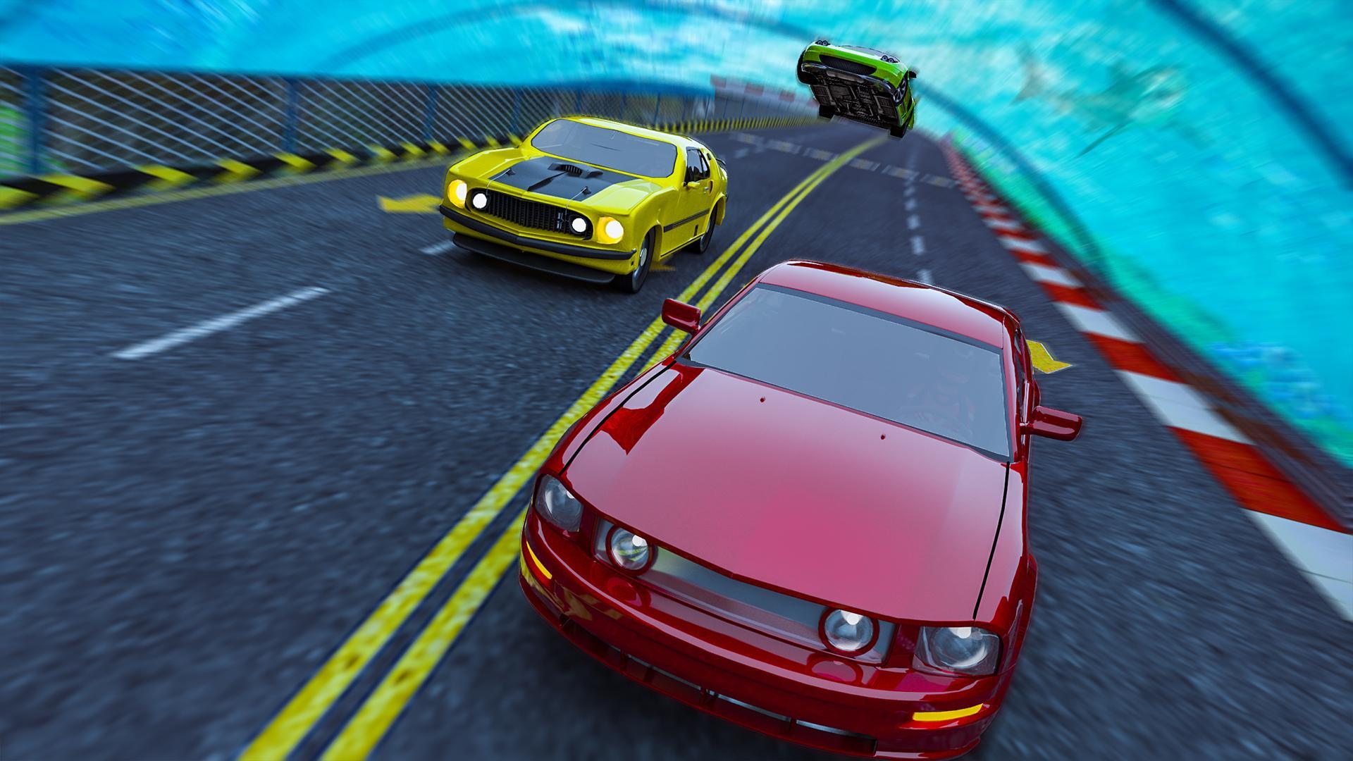 Underwater Racing Car Stunts