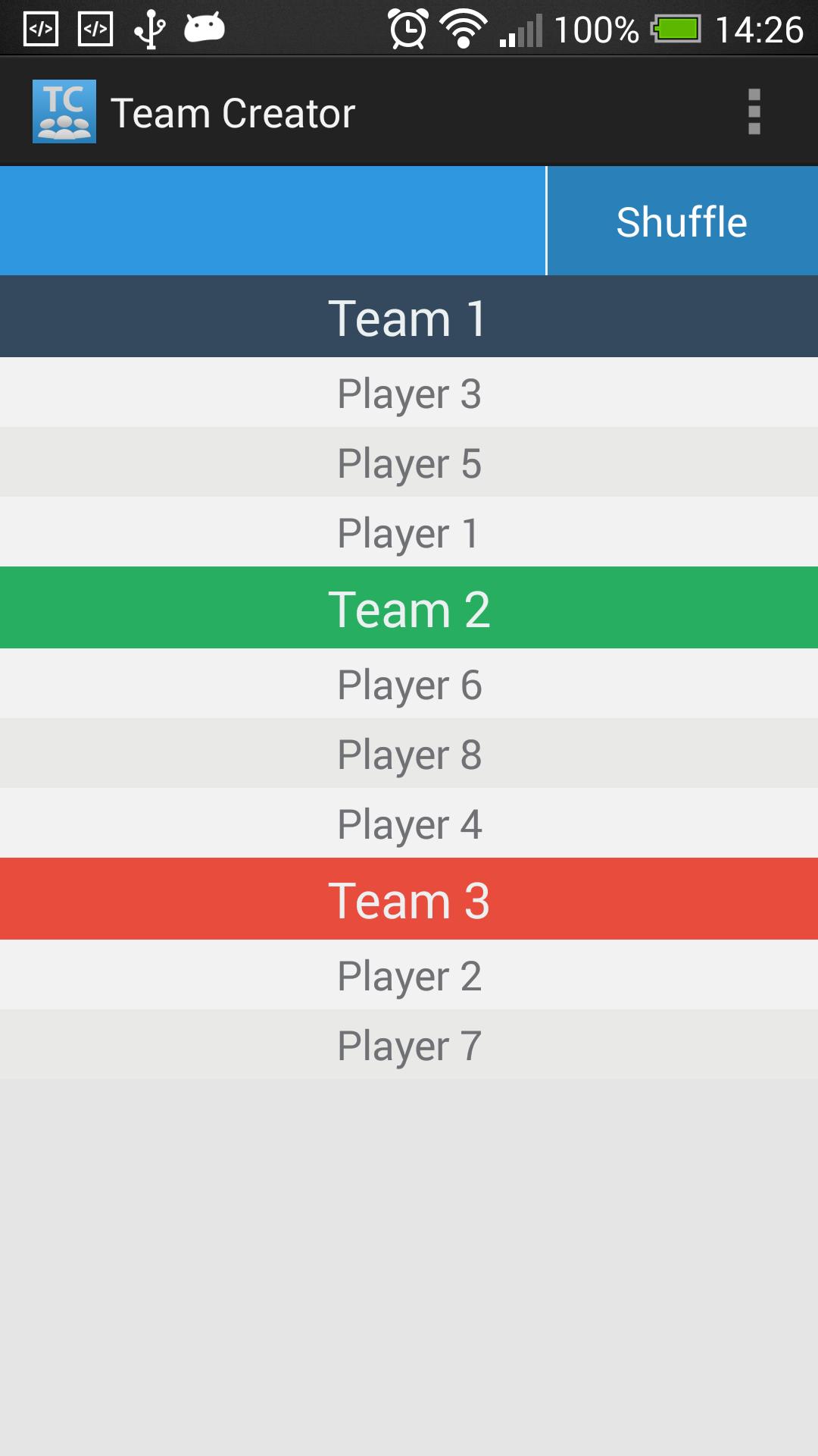 Team Creator