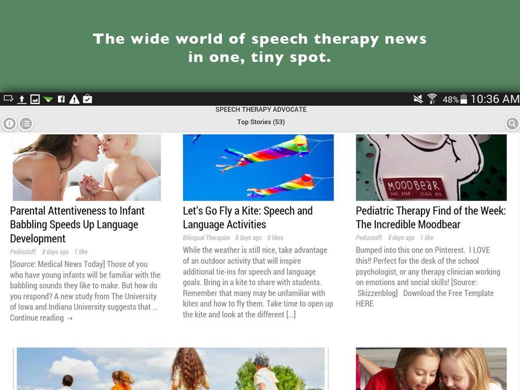 Speech Therapy Advocate