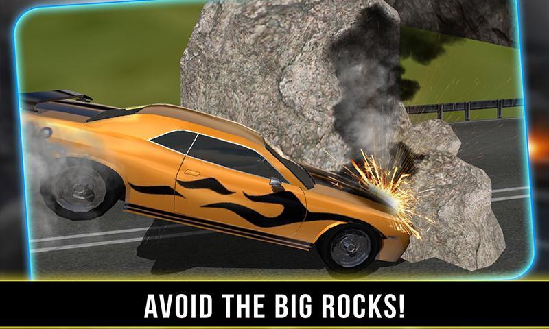 Landslide Car Crash Hill Climb