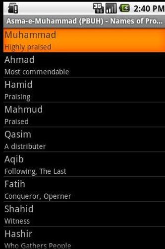 Asma e Muhammad