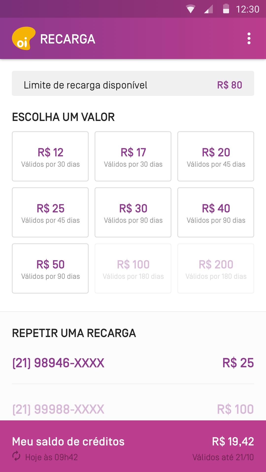 Oi Recarga