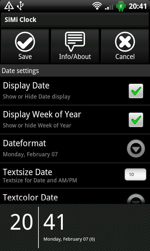 SiMi Clock Widget