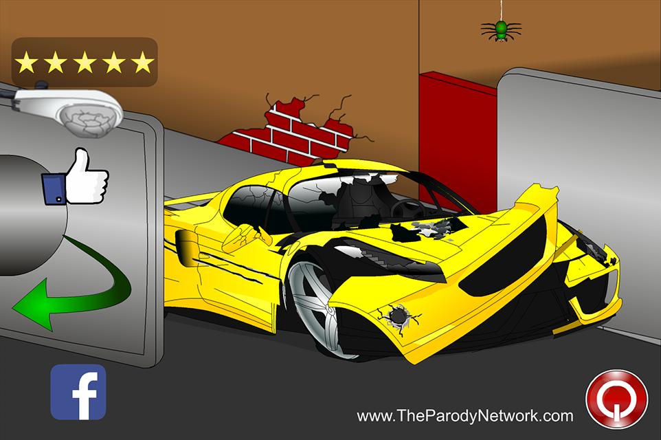 Destroy A Sport Car