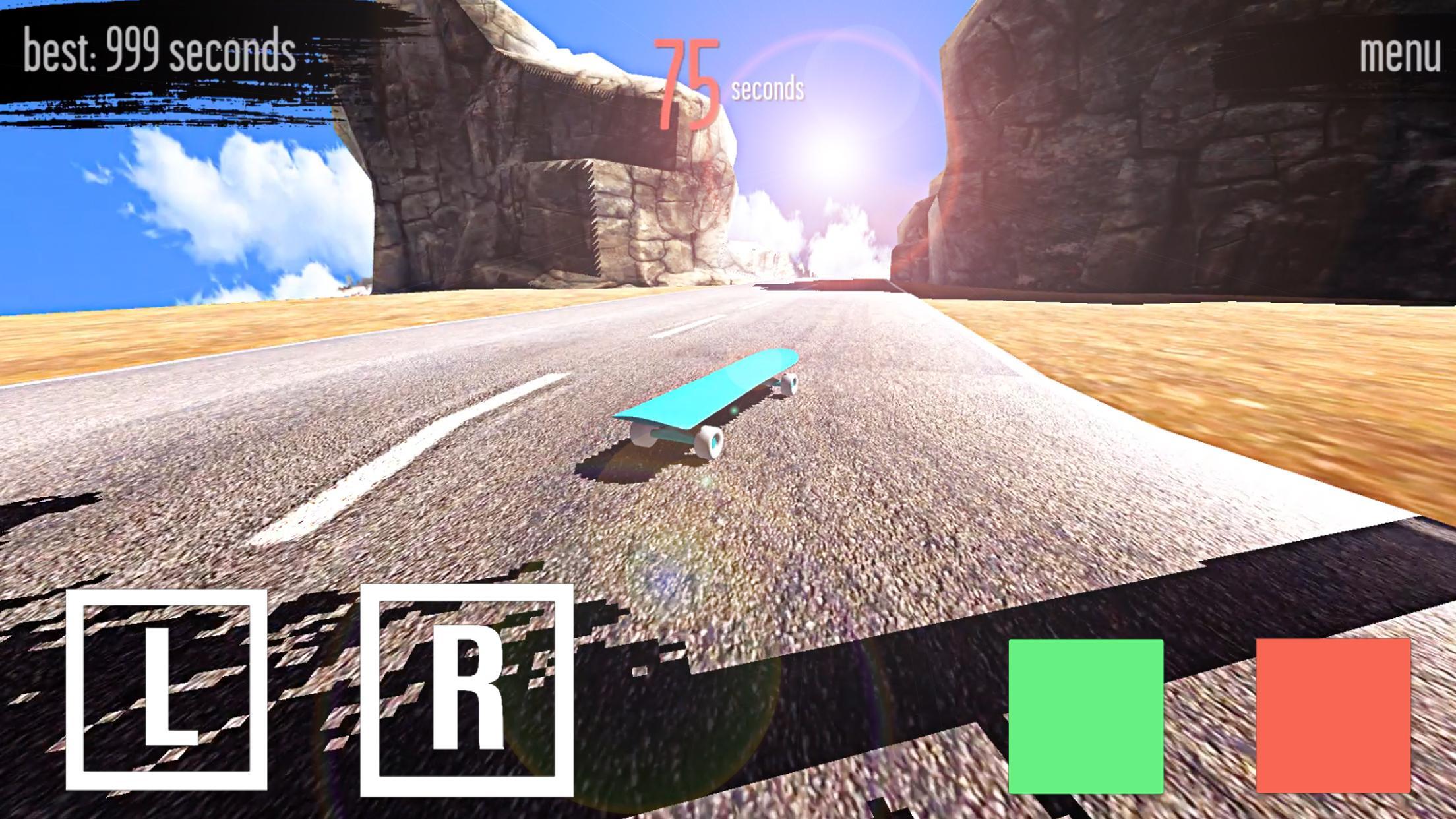 True Longboard Skateboard game