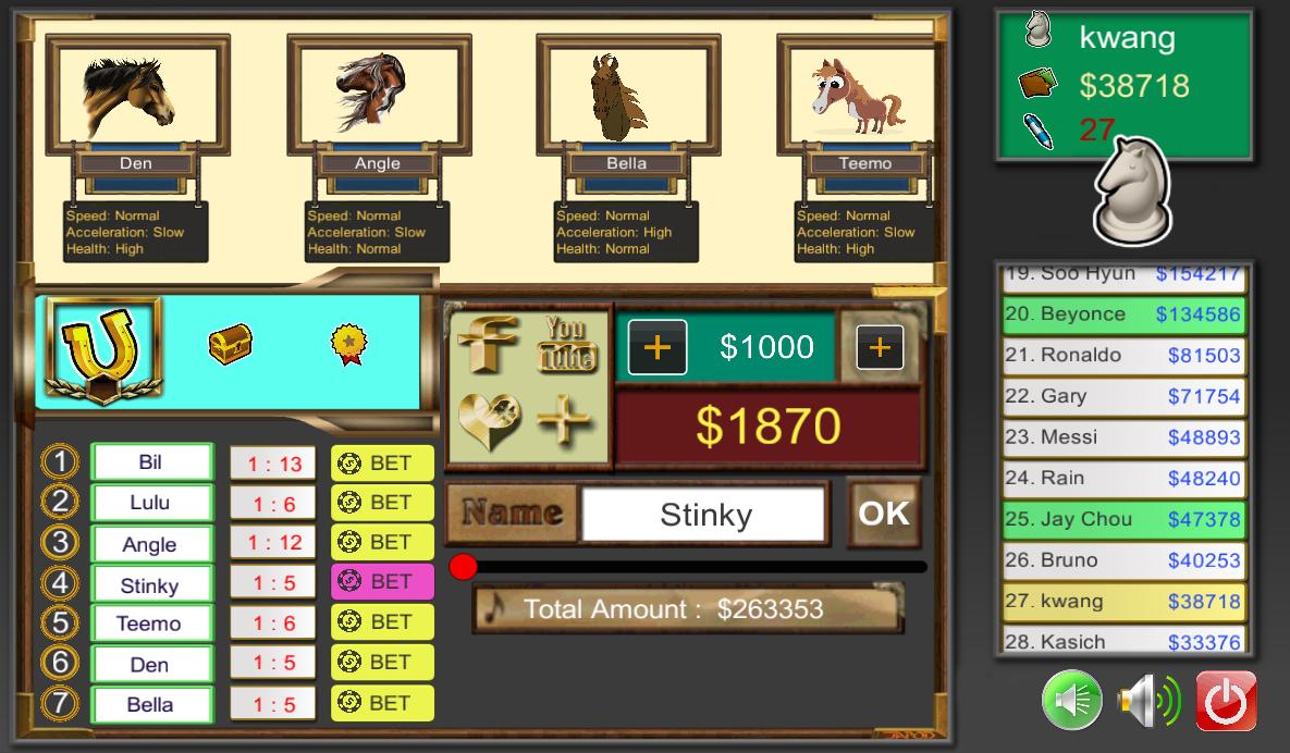 3D Horse Racing Manager 2016
