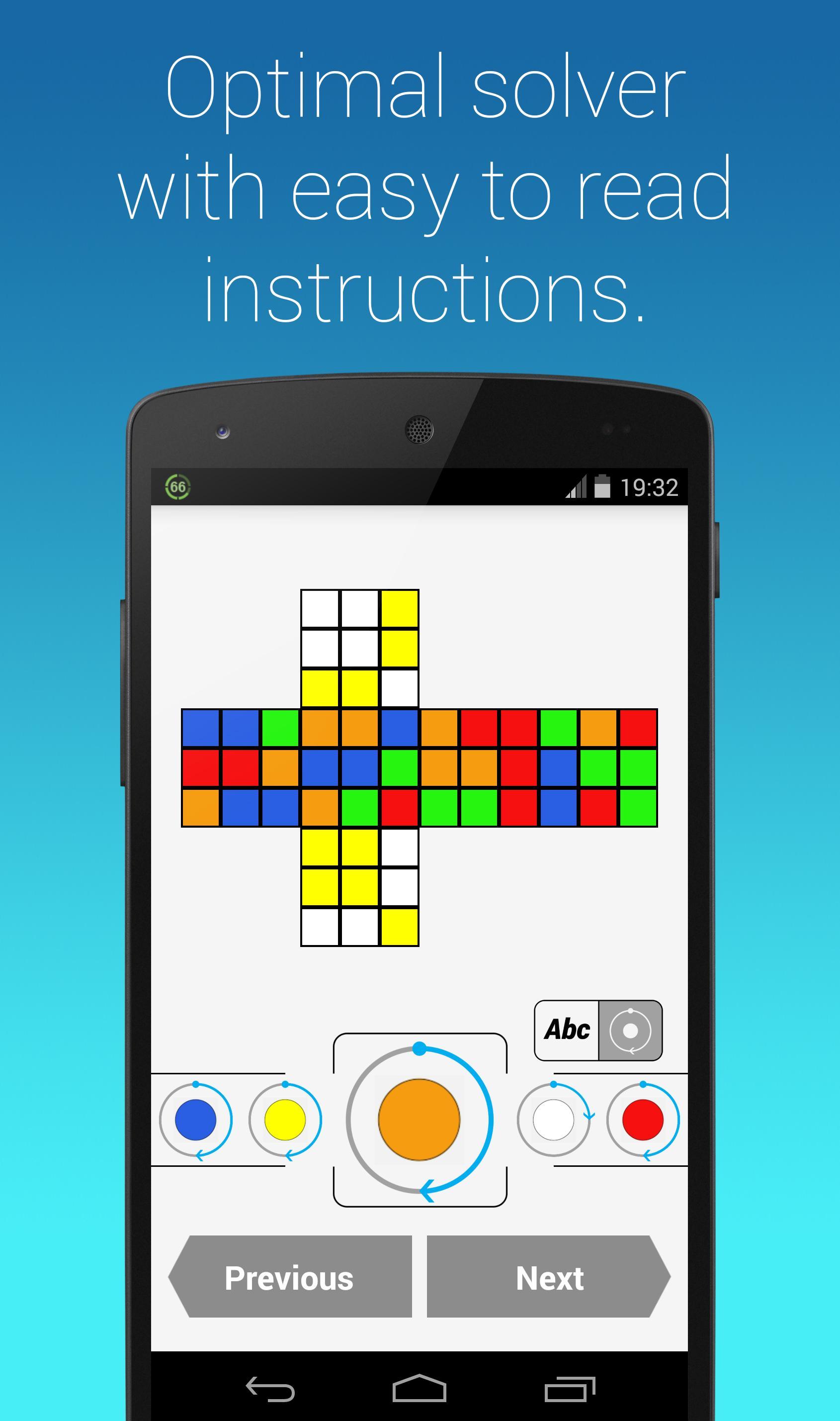 Rubik's Cube Fridrich Solver