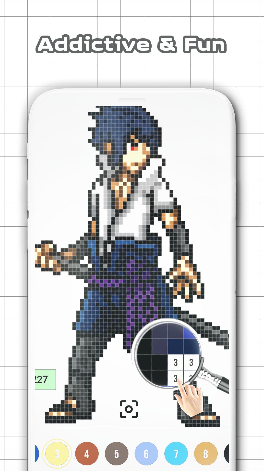 Color by Number - Naruto