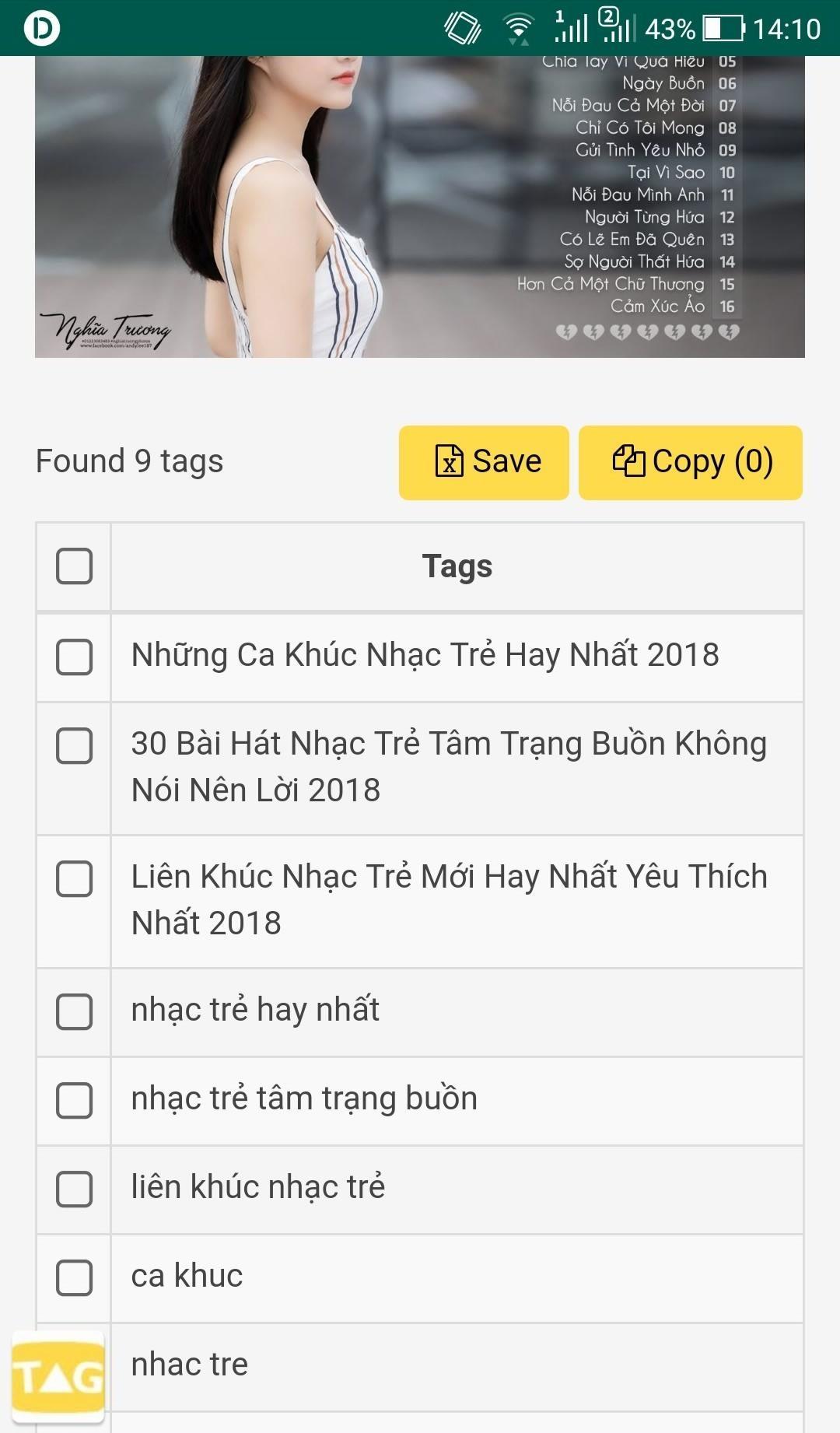 Tags  Youtube - key