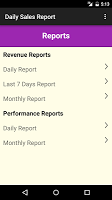 Daily Sales Report