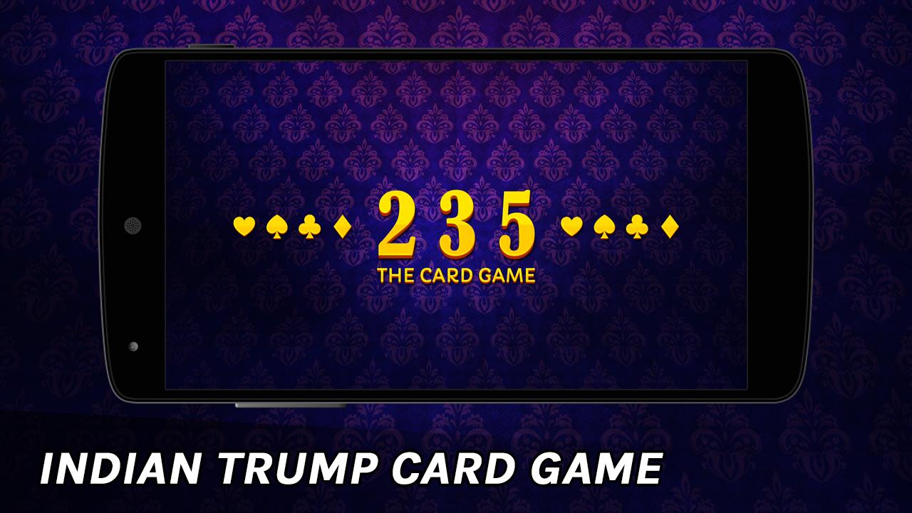 235 or 3 2 5 card game - 2 3 5 Do Teen Paanch Card