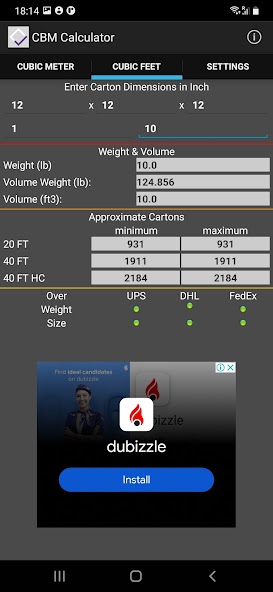 CBM Calculator