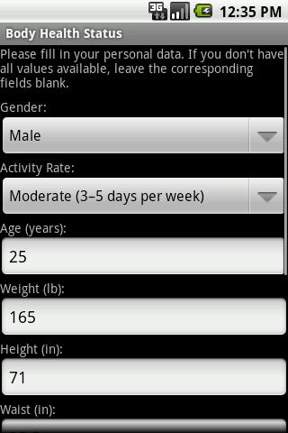 Body Health Status