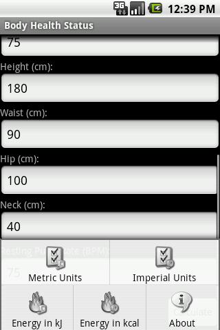 Body Health Status