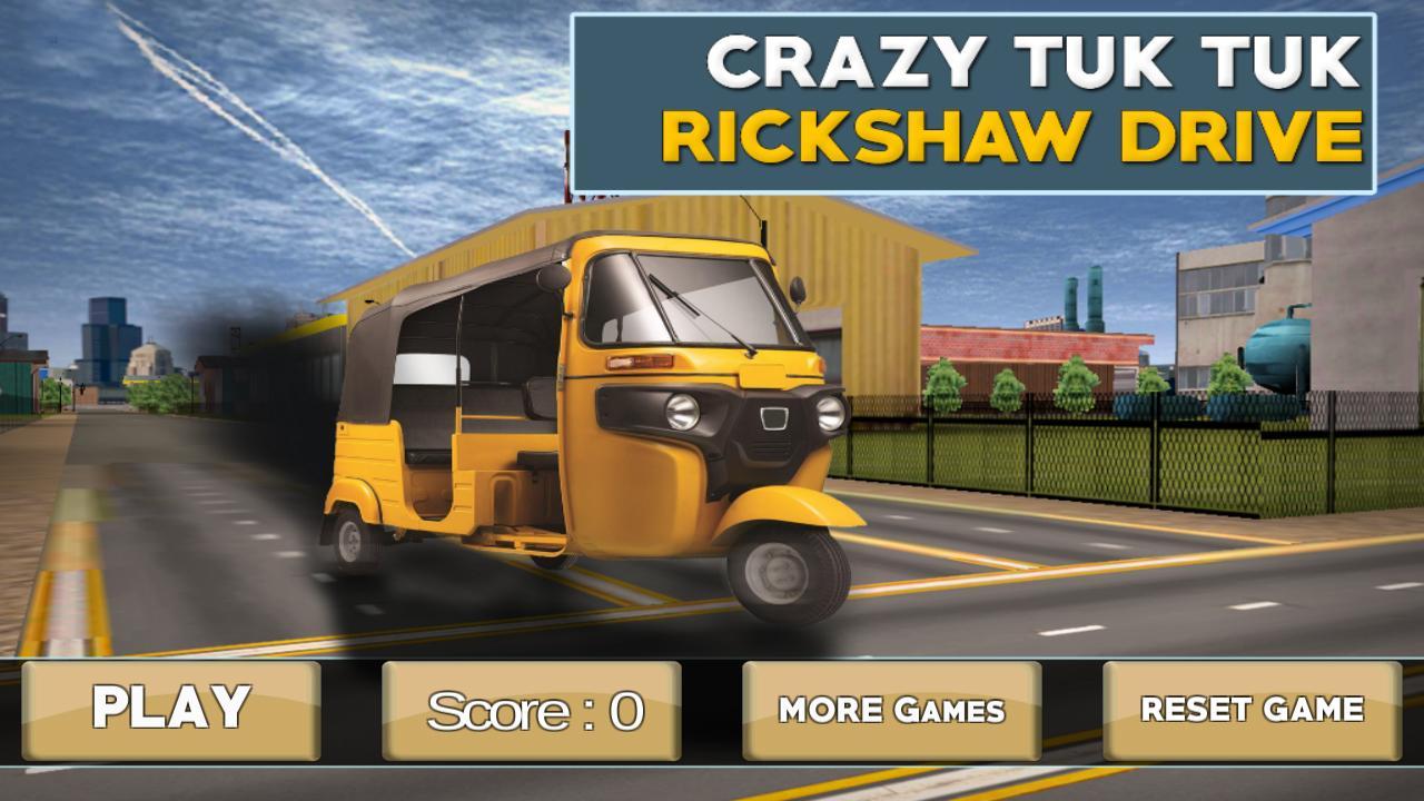 Crazy Tuk Tuk Rickshaw Drive