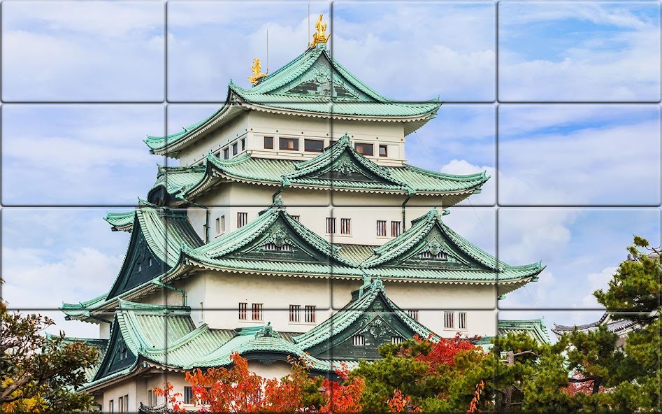 Tile Puzzle Japanese Style