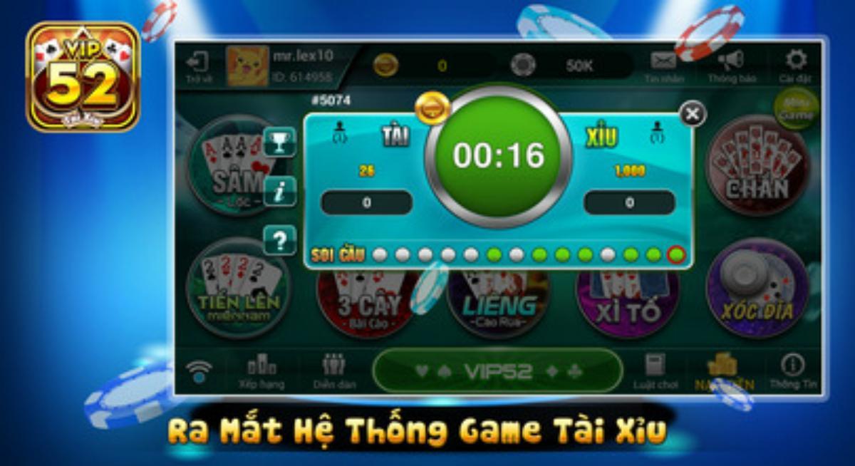 VIP52 VMOTP Danh bai doi thuong