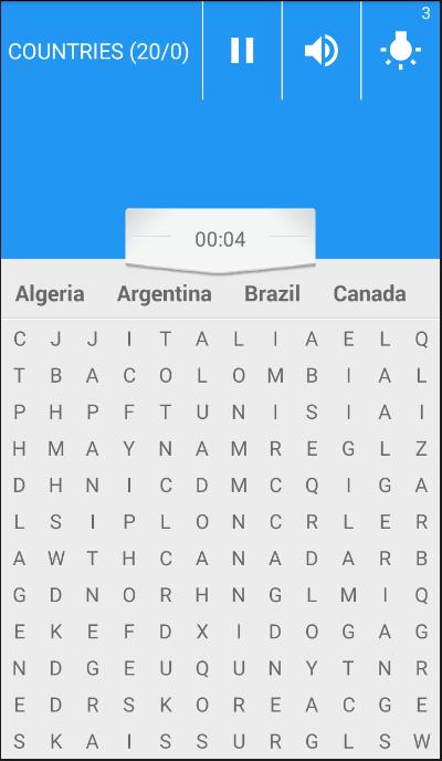 Words finding
