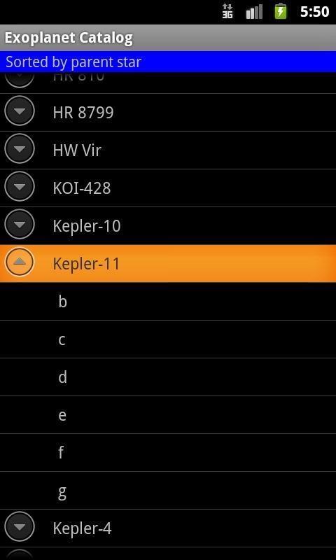Exoplanet Catalog