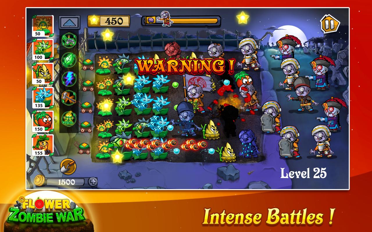 Flower Zombie War