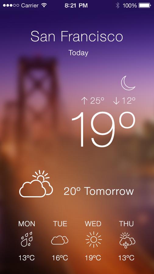 Dark Sky Temperature