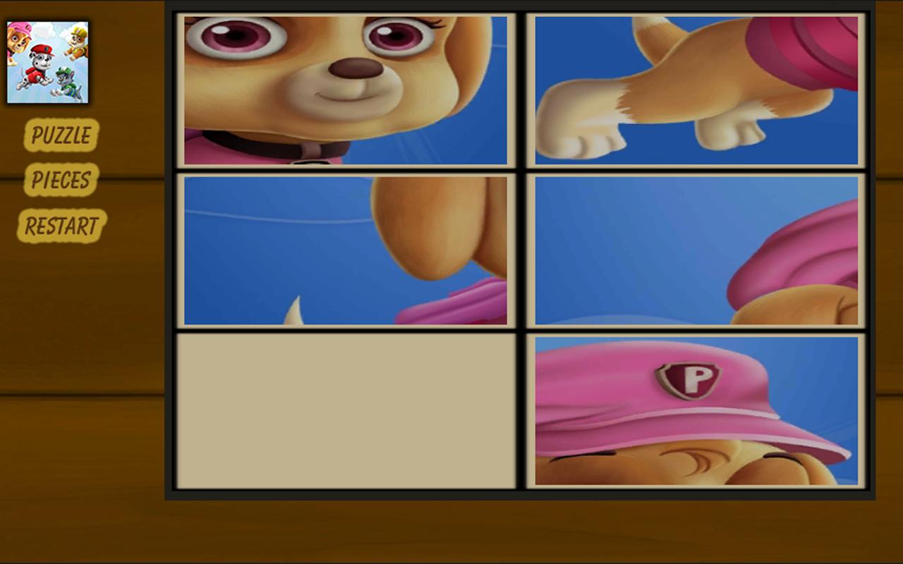 Paw Puppy Slider Game