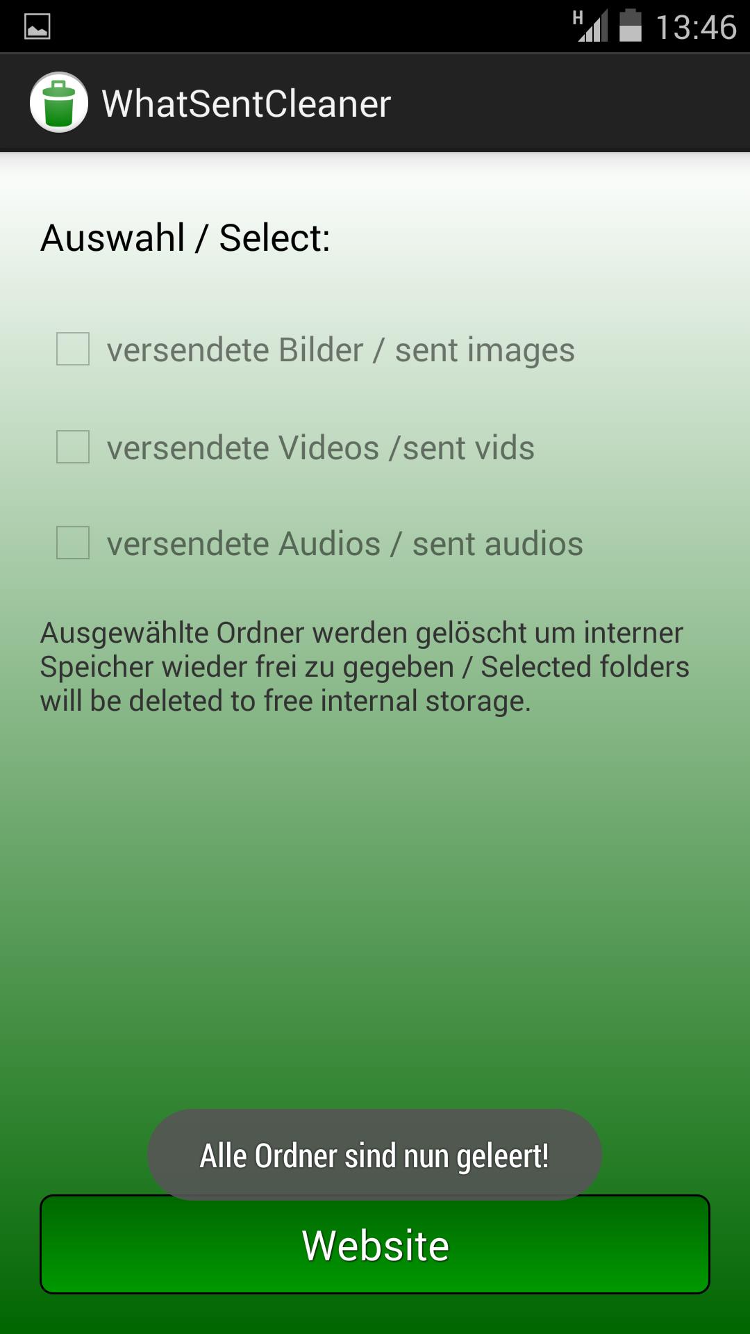 WhatSentCleaner
