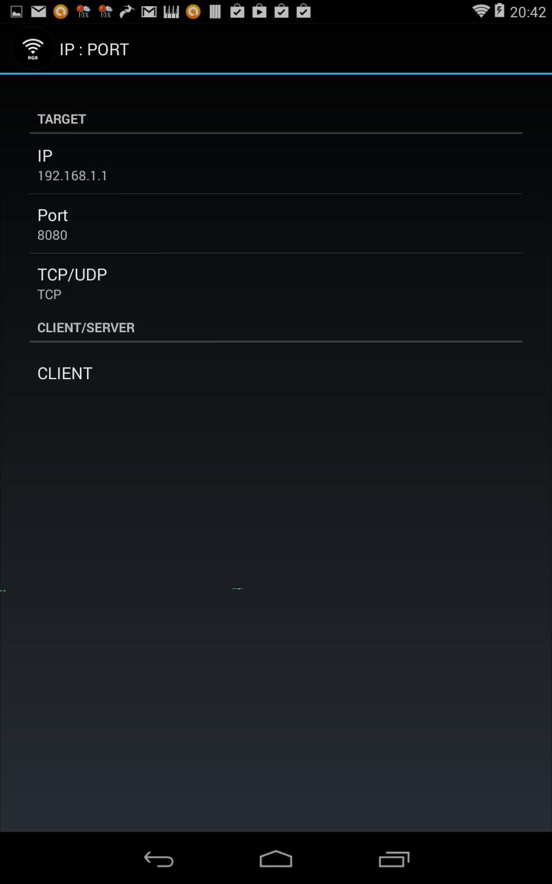 TCP UDP RGB