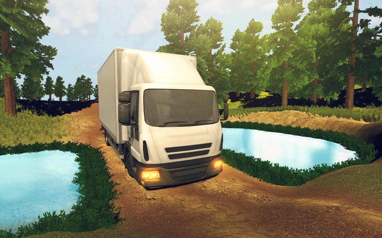 Truck Driver Cargo Delivery