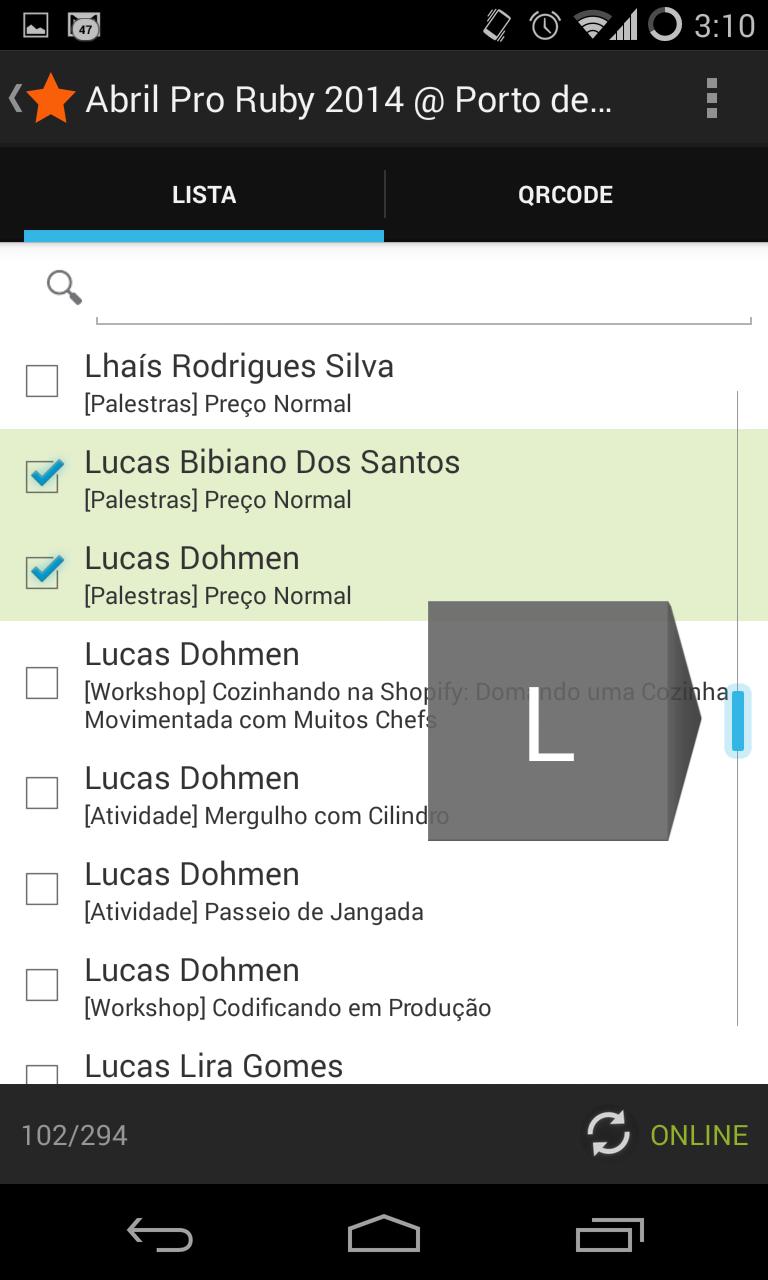 Check-in Eventick