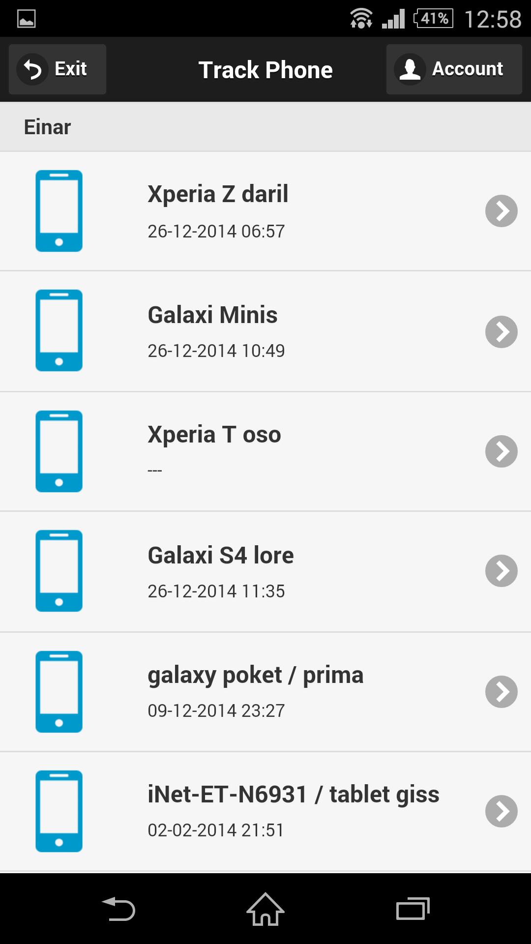 Track Phone Viewer