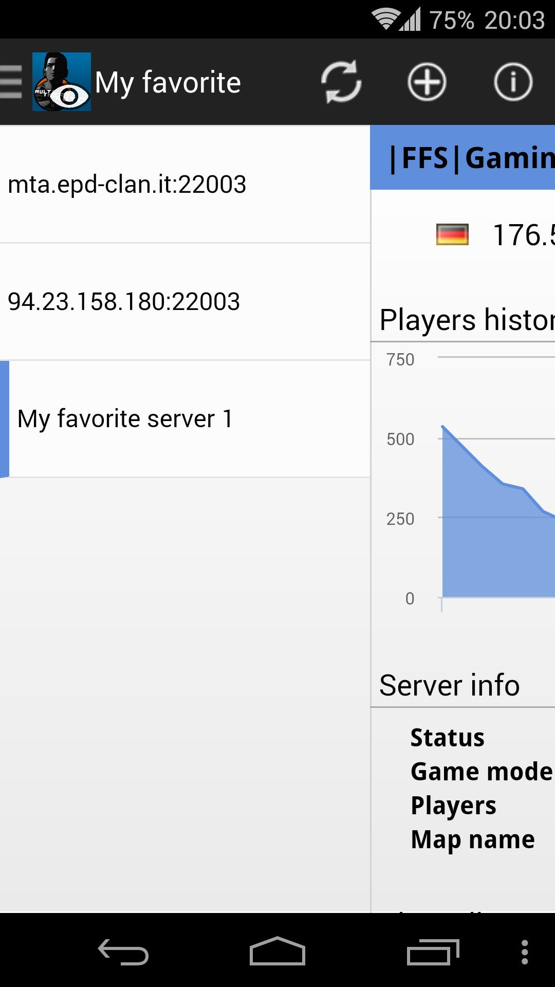 MTA Server Viewer