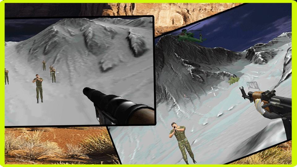 Commando Shooter Snow Zone War