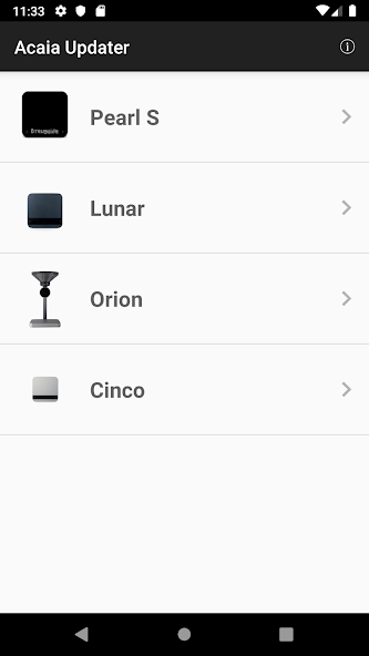 Acaia Updater