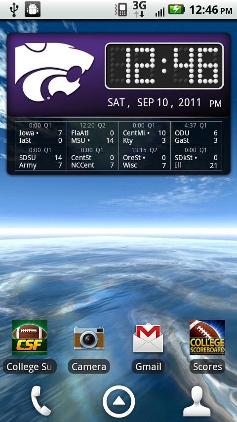 Kansas State Live Clock