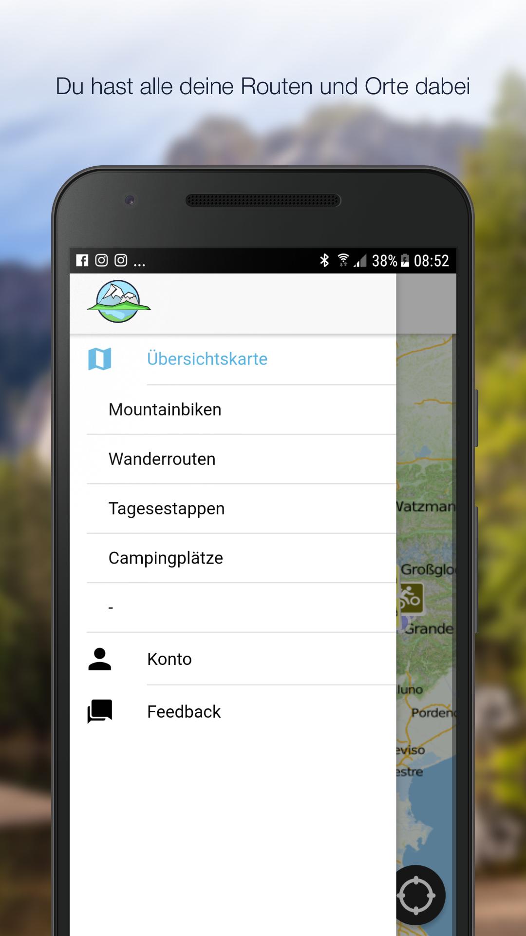 ALPS mountain map