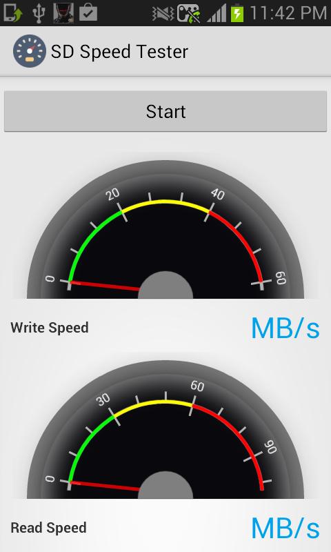 SD Speed Tester