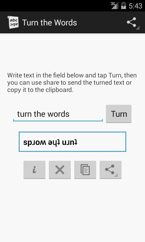 Turn the Words