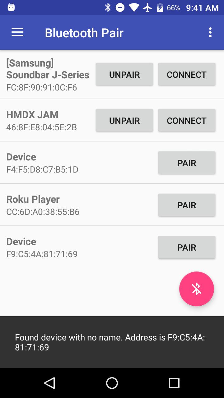Bluetooth Pair