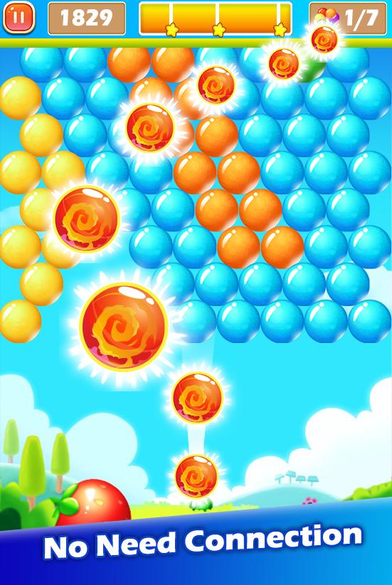 Bubble fruit candy