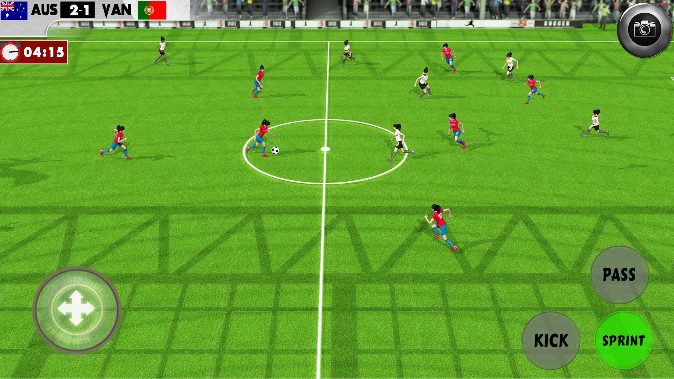 Girls Soccer PRO League:  Play Football Stars
